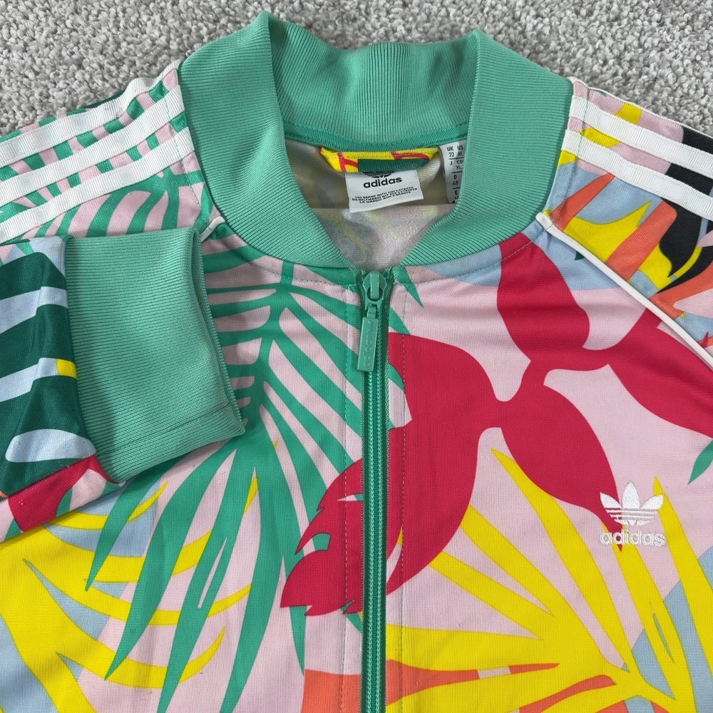 Adidas Farm Rio Tropical Print Track Jacket 2010s Women's XL Streetwear